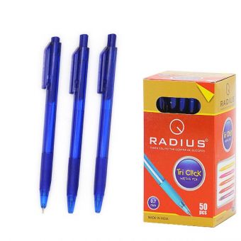 Купить Ручка шариковая автоматическая «Tri Click» Radius тониров. корпус оптом